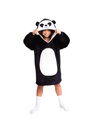 Knuffel hoodie 7-12 jaar panda