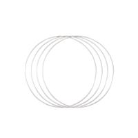 Vaessen Creative • metalen ringen set ø25cm 3mm zilver 4x