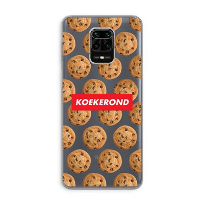 Koekerond: Xiaomi Redmi Note 9 Pro Transparant Hoesje