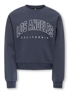 Kids ONLY winter sweater meisjes - blauw - KogSweat - loose fit