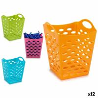 Mand voor wasknijpers Polyethyleen 13 x 17 x 13 cm (12 Stuks)