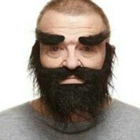 Valse baard My Other Me Zwart