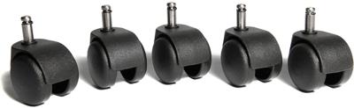 Topstar wielen voor tapijt, diameter 50 mm, pak van 5 stuks