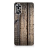 OPPO A17 Bumper Hoesje Steigerhout