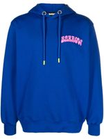 BARROW hoodie en coton à logo imprimé - Bleu - thumbnail