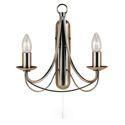 Searchlight Antieke wandlampMaypole - 6342-2AB