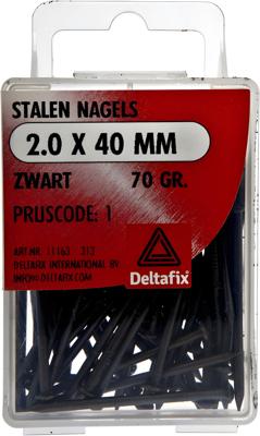 Stalen nagels prof 2,0x40mm 70gr - Deltafix