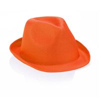 Oranje party hoedje voor volwassenen - Verkleedhoofddeksels - thumbnail