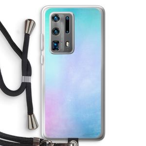 mist pastel: Huawei P40 Pro Plus Transparant Hoesje met koord