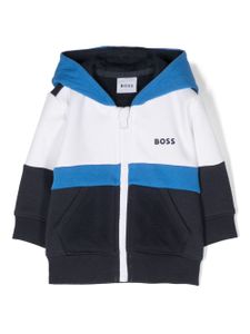 BOSS Kidswear sweat à logo imprimé - Bleu