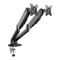Audizio MAD20G dubbele gasveer monitorarm 17-32 inch