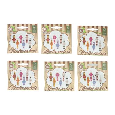Houten Gekleurde Horloge