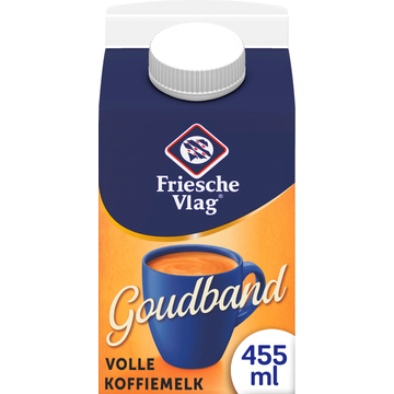 Friesche Vlag Goudband Volle Koffiemelk 455 ml bij Jumbo