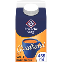 Friesche Vlag Goudband Volle Koffiemelk 455 ml bij Jumbo