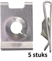 Carosserie - montage clip 4.8mm verzinkt - 5 stuks 65102431