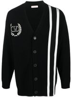 Valentino Garavani cardigan VLOGO - Noir - thumbnail