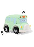 HEMA Interactieve bus 20x20x11.5cm plastic
