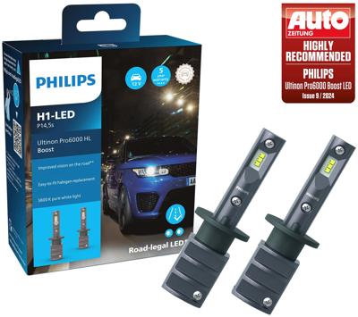 Philips Lamp set 12v h1 led ultinon pro6000