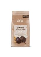 Vivani Chocolade wafelrolletjes puur bio