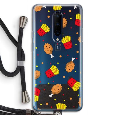 Chicken 'n Fries: OnePlus 7 Pro Transparant Hoesje met koord