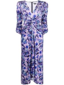 ISABEL MARANT robe Gilalbi à fleurs - Violet