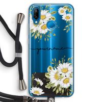Daisies: Huawei P20 Lite Transparant Hoesje met koord