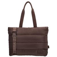 Zebra Trends Puffer Shopper/Laptoptas 15&apos;&apos; Elske Donker Bruin