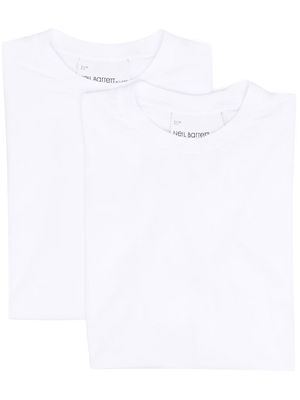 Neil Barrett t-shirt en coton à manches courtes - Blanc