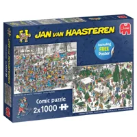 Jan van Haasteren ‚Äì Kerstcadeautjes Puzzel 2x 1000 Stukjes
