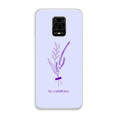 Be a wildflower: Xiaomi Redmi Note 10 Lite Transparant Hoesje