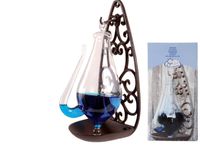 Barometer met gietijzer houder - Esschert design