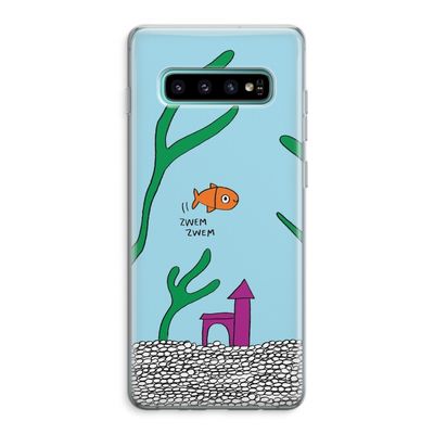 Aquarium: Samsung Galaxy S10 Plus Transparant Hoesje