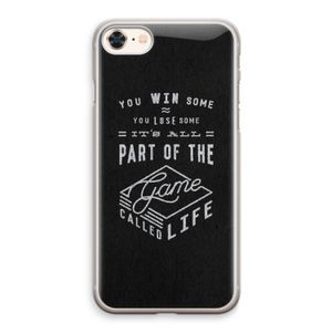 Life: iPhone 8 Transparant Hoesje