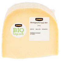 Jumbo Biologische Kaas 50+ Jong Stuk ca. 450g Aanbieding bij Jumbo |  Per verpakking M.u.v. portieverpakking