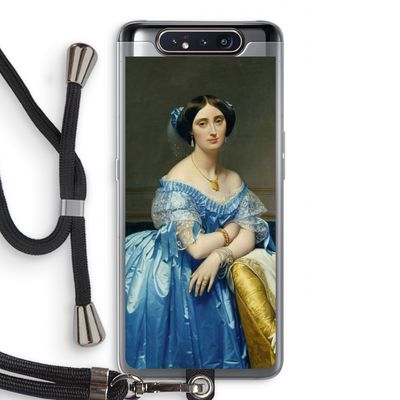 Eleonore: Samsung Galaxy A80 Transparant Hoesje met koord