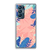 Tropisch: Oppo Find X3 Neo Transparant Hoesje