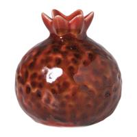 Granaatappel vaasje groot - rood - ø9.6x10 cm Granaatappel vaasje groot - rood - ø9.6x10 cm