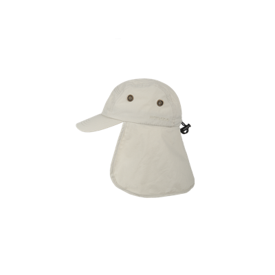 Hatland Tropic - Zonnepet met nekflap - Beige