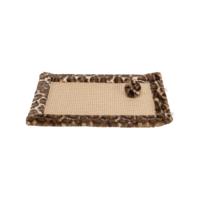 Krabpaal voor Katten Trixie Leo Bruin Polyester Sisal EVA 55 x 35 cm Tapijt