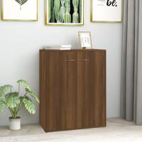 Dressoir 60x30x75 cm bewerkt hout bruin eikenkleur