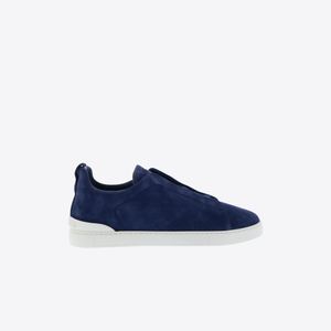 Sneaker Blauw Daim