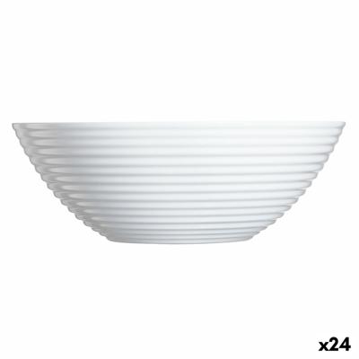 Kom Luminarc Harena Wit Glas 16 cm Multifunctioneel (24 Stuks)