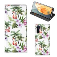 OPPO Reno3 | A91 | Hoesje maken | Flamingo Palms