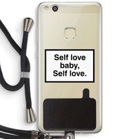 Self love: Huawei Ascend P10 Lite Transparant Hoesje met koord