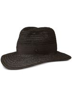 Maison Michel Henrietta straw Fedora hat - Marron