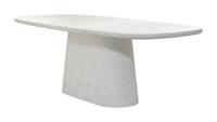 Light & Living Deens Ovale Eettafel 'Hamura' Terrazzo, 220 x 105cm