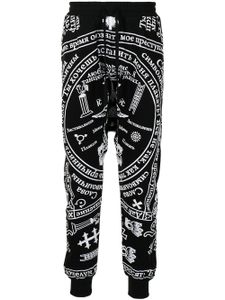 KTZ pantalon de jogging à coupe sarouel - Noir