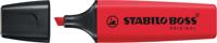 Markeerstift stabilo boss 70/48 echt rood