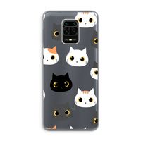 Katten: Xiaomi Redmi Note 9 Pro Transparant Hoesje