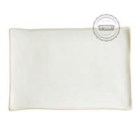Serveerschaal Organica Blanc Banquise - handgemaakt in Portugal -  31 x 20 cm - thumbnail